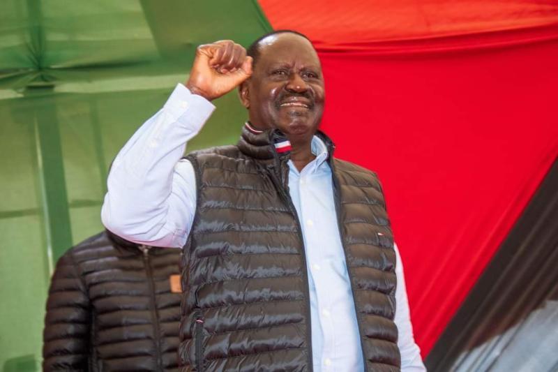 File image of Raila Odinga.